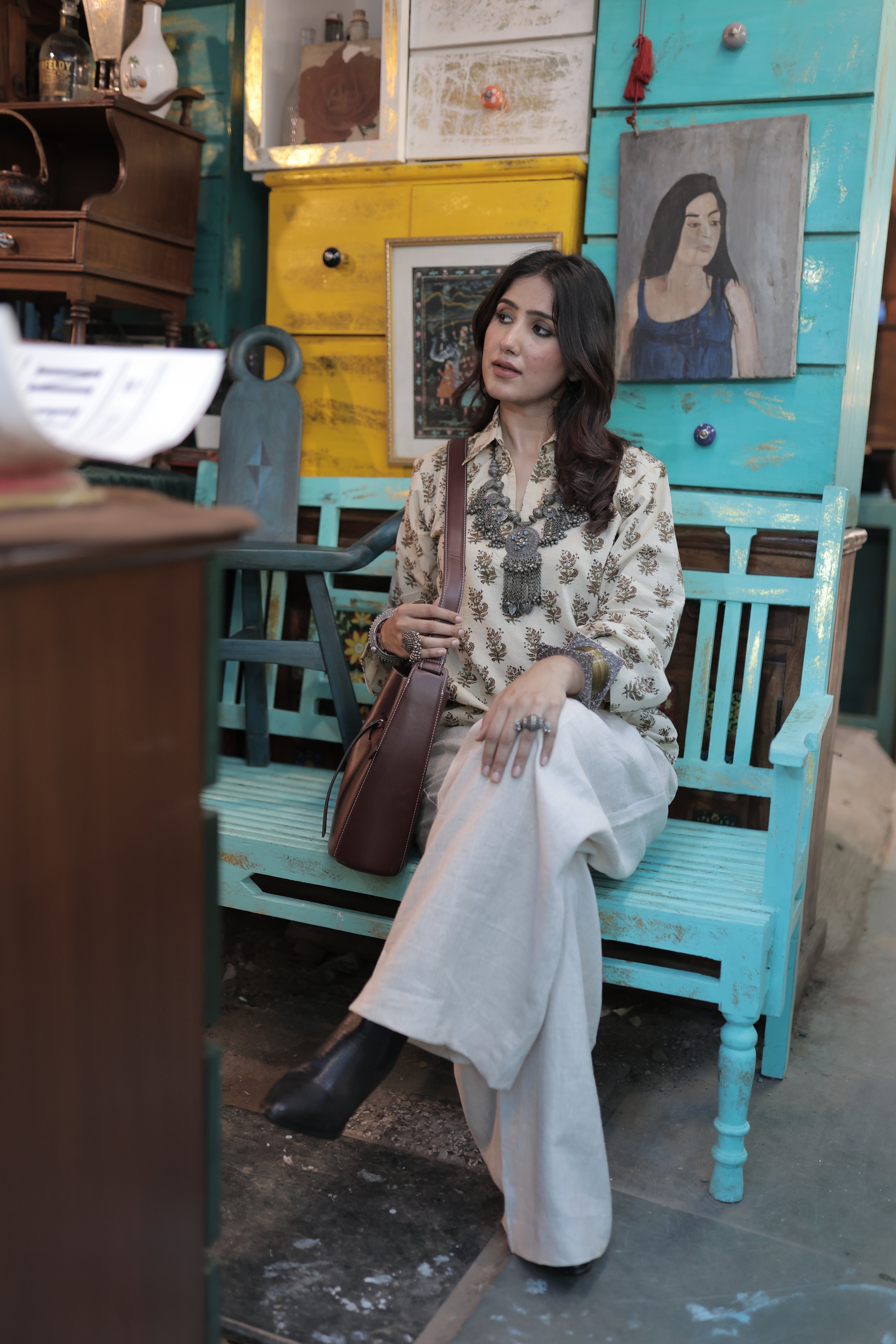 Loose-Fit Linen Trouser